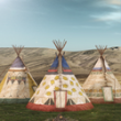 Ein Sioux-Dorf