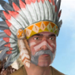 Indianer der Muscogee